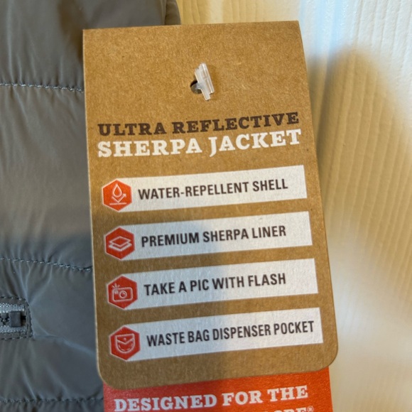 Ultra Reflective Sherpa Jacket - Gray - Picture 3 of 5